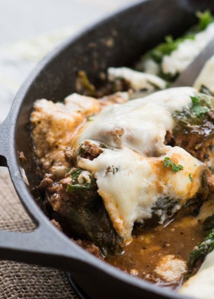 World's Laziest Lasagna Skillet - Trim Healthy Mama